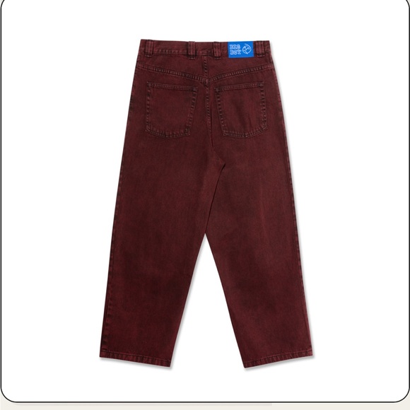 Polar Skate Co. BIG BOY PANTS - RED BLACK - Picture 2 of 7